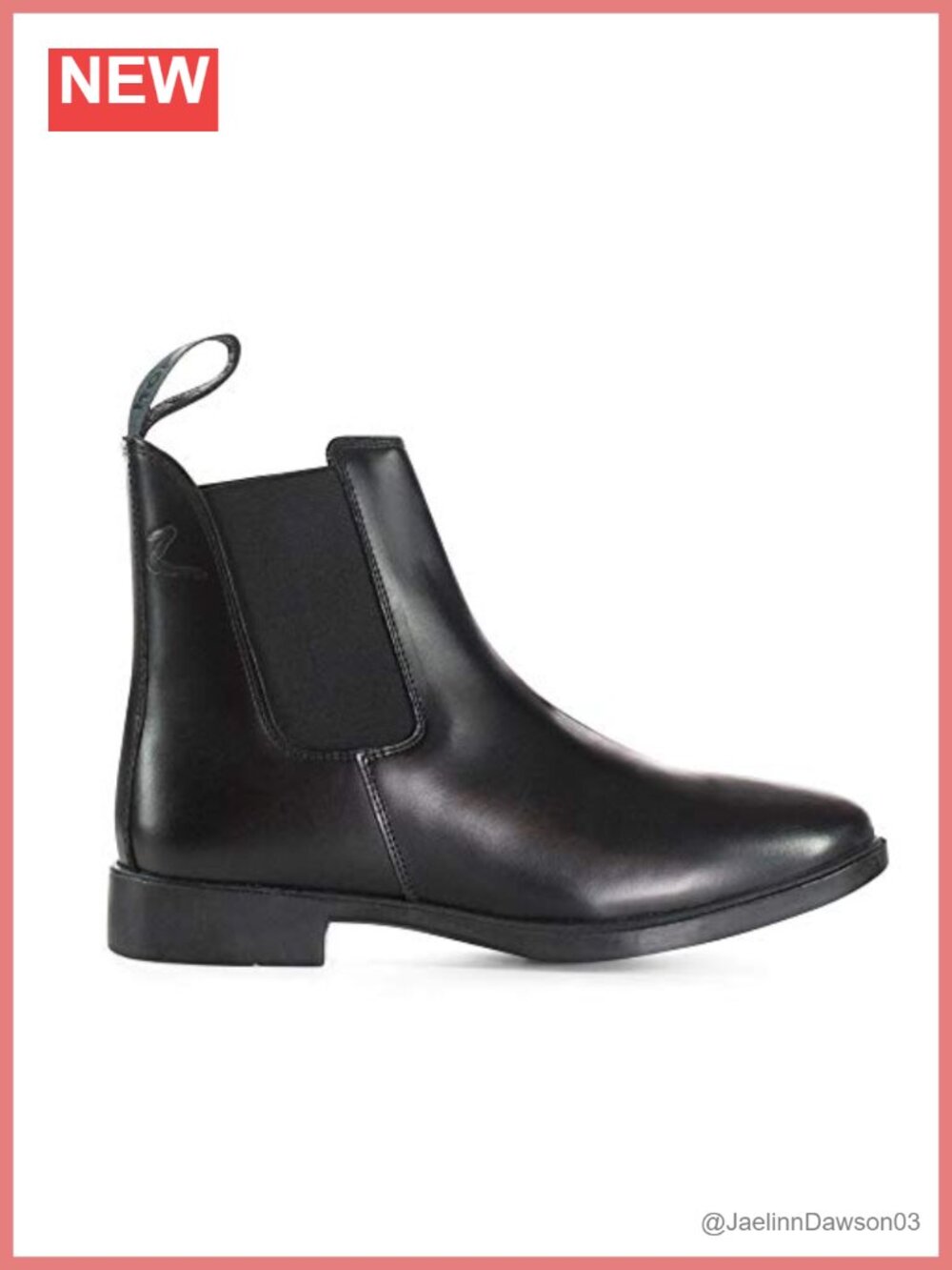 HORZE Signature Paddock Boots Women's Equestrian Riding Boots PU Leather Ankle